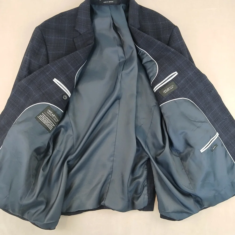 Kenneth Cole Awareness 46S Mens Blazer Jacket 21x29 Lightweight ***Fits A 42S **